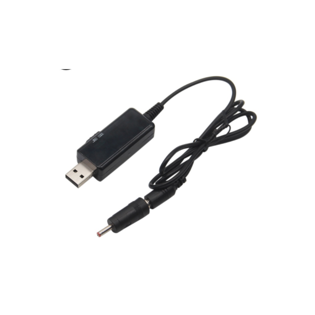 Conversor USB de aumento DC 5V a 9V - 12V  + conector de 3,5x1,35mm para Router, Modem